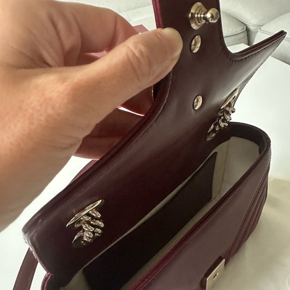 Gucci GG Marmont Small Shoulder Bag – Rosa Ancora (Like-New, Full Set) - Picture 6 of 10